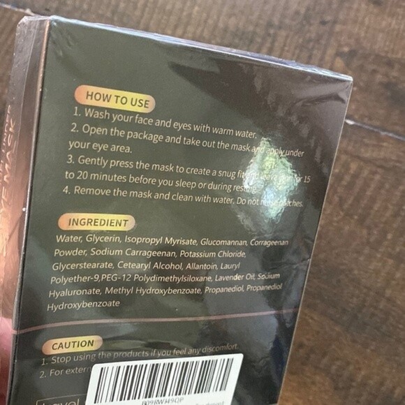 24K gold 12 pairs hydrogel under eye masks new in box - Picture 5 of 6